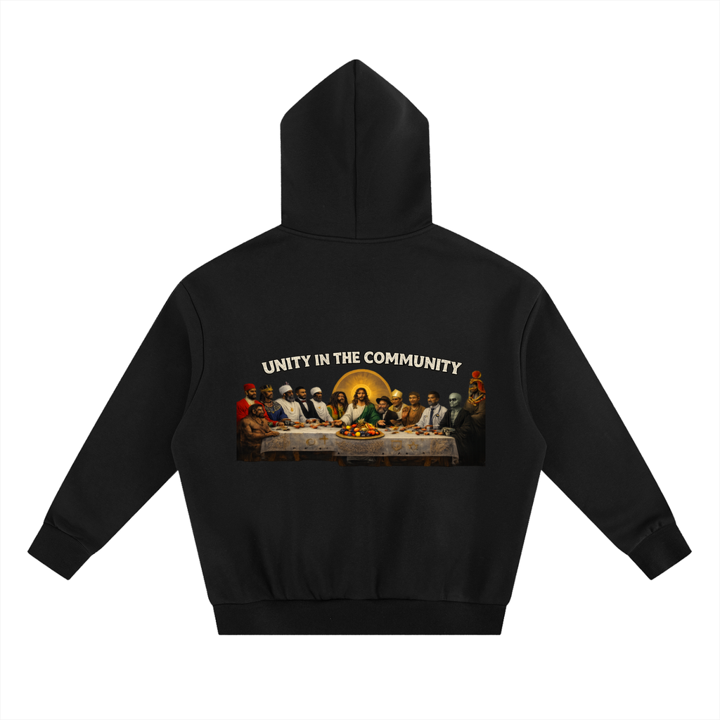 Unity In The Community Essential Heavyweight Boxy Fleece Hoodie