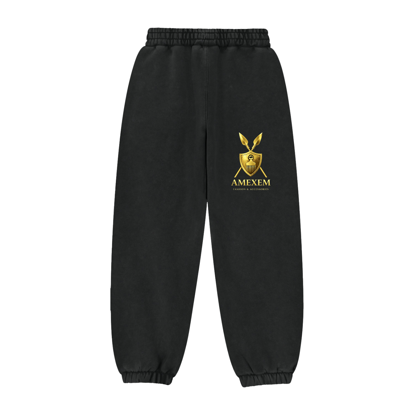Amexem Logo Fleeced Jogger Sweatpants