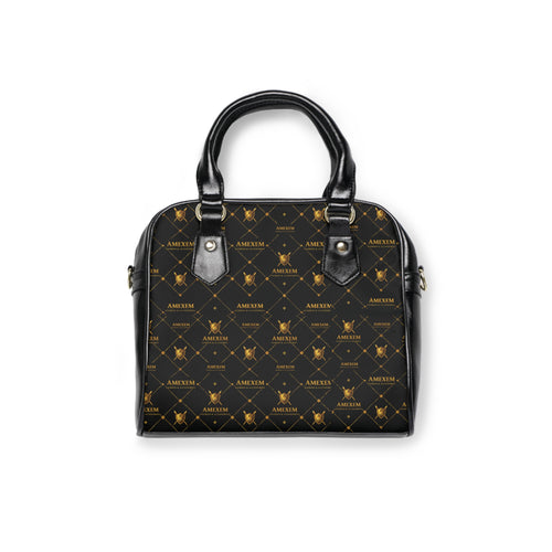 Amexem Monogram Shoulder Handbag