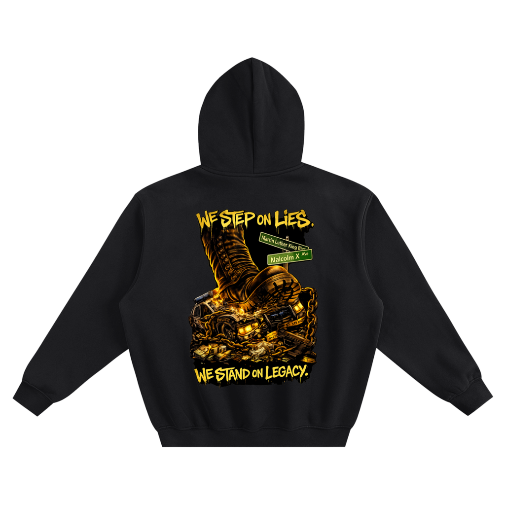 Big Steppers Fleeced Boxy Hoodie