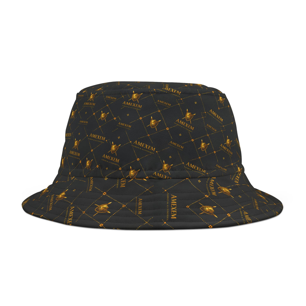 Amexem Monogram Print Bucket Hat