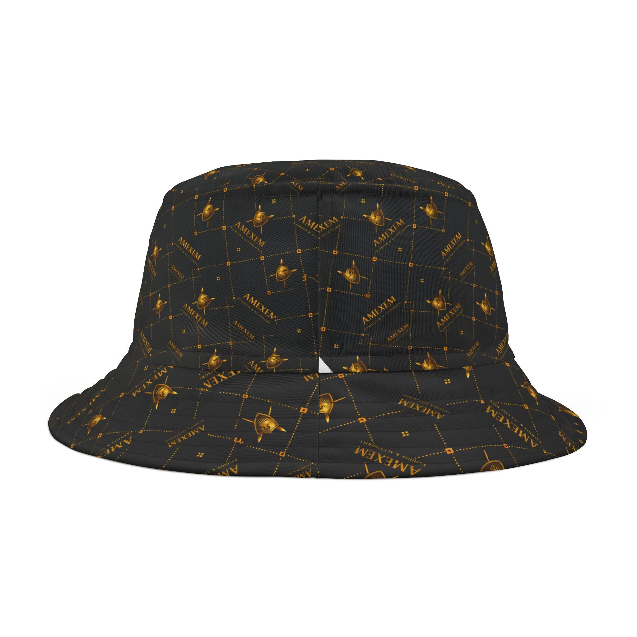 Amexem Monogram Print Bucket Hat