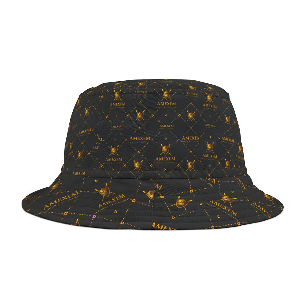 Amexem Monogram Print Bucket Hat