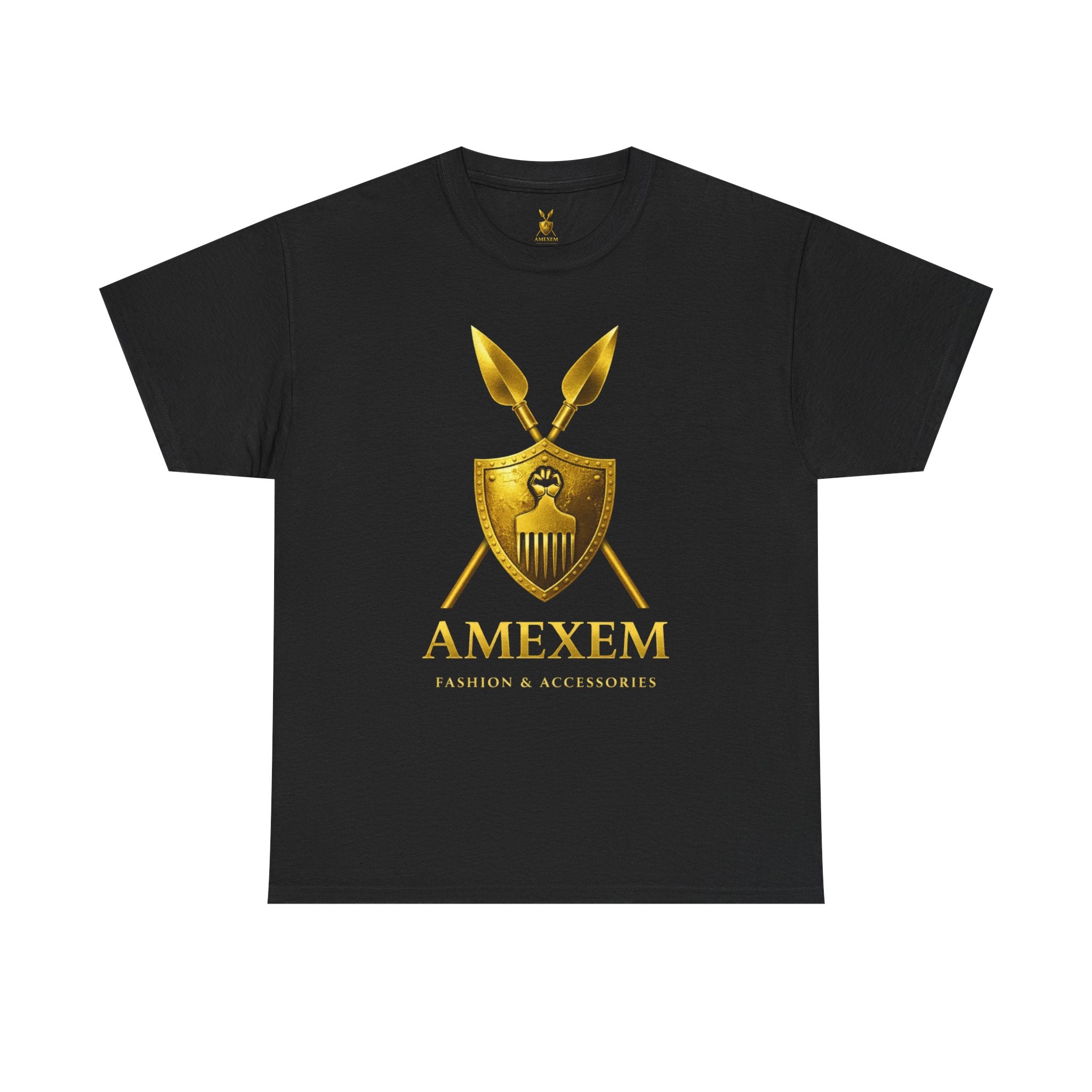 Black AMEXEM Shield T-Shirt