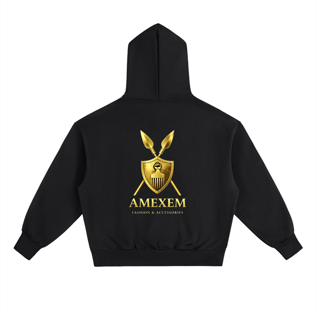 Amexem Logo Essential Heavyweight Fleece Hoodie