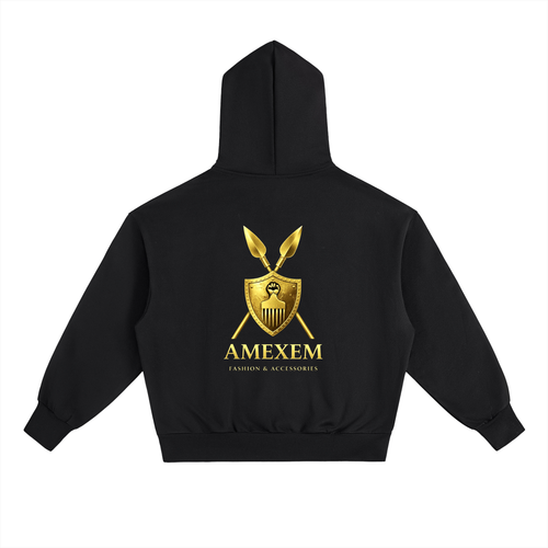 Amexem Logo Essential Heavyweight Fleece Hoodie