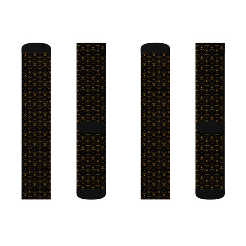 Amexem Monogram Crew Socks